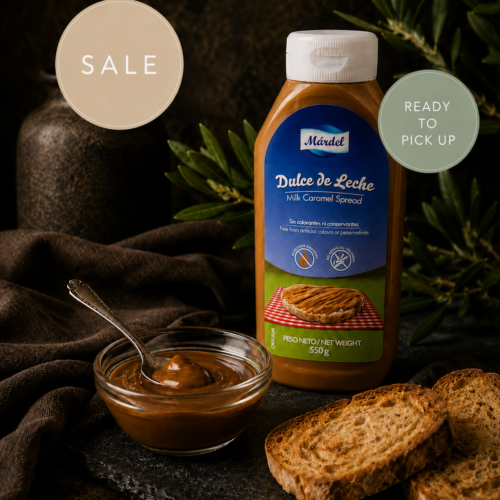 Süßer Milchkaramelaufstrich Mardel (Argentinische Dulce de leche) - 550g