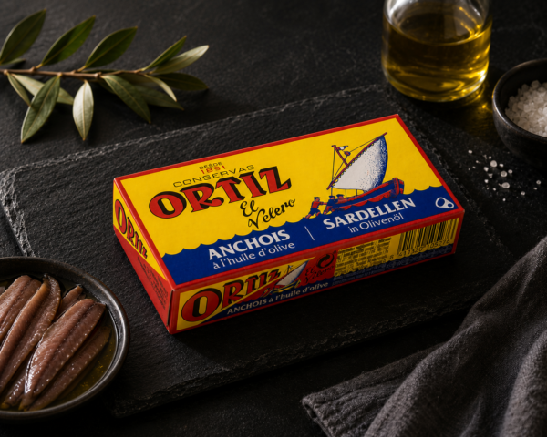 76115428-b4cd-4d45-ae9f-744f326bca98 Anchovines Ortiz - in Olivenöl - 47,5g