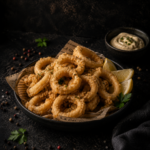 Calamari Ringe aus Spanien (Rabas)- TK - 1Kg