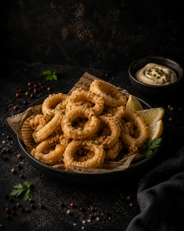 Calamari Ringe aus Spanien (Rabas)- TK - 1Kg