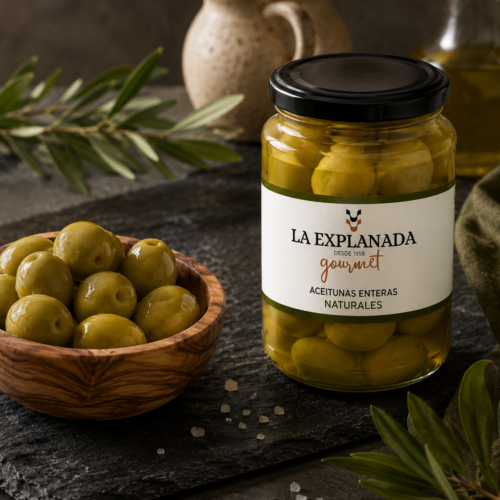 Oliven Gourmet - Grün mit Kern - La Explanada