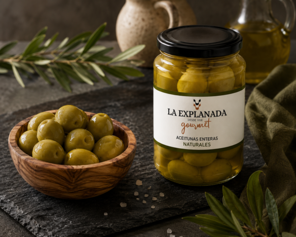 Oliven Gourmet - Grün mit Kern - La Explanada
