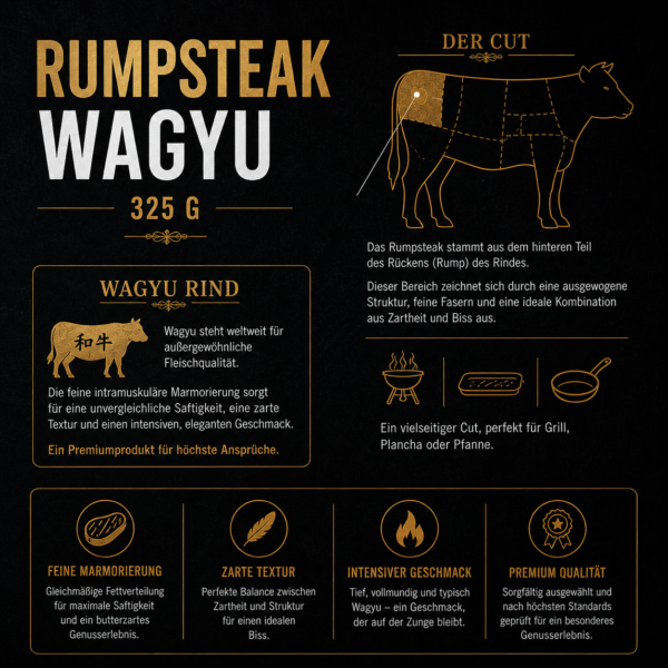 Rumpsteak Wagyu - 325g
